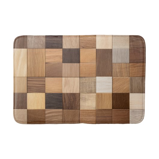 Imitation Wooden Tile バスマット (正面)