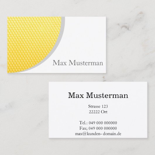 Imker Visitenkarten 名刺 (正面/裏面)