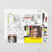 ImLaurenはがき ポストカード (正面/裏面)