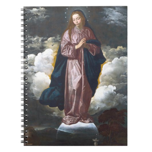 Immaculate Conception By Diego Velazquez 1618 ノートブック (正面)