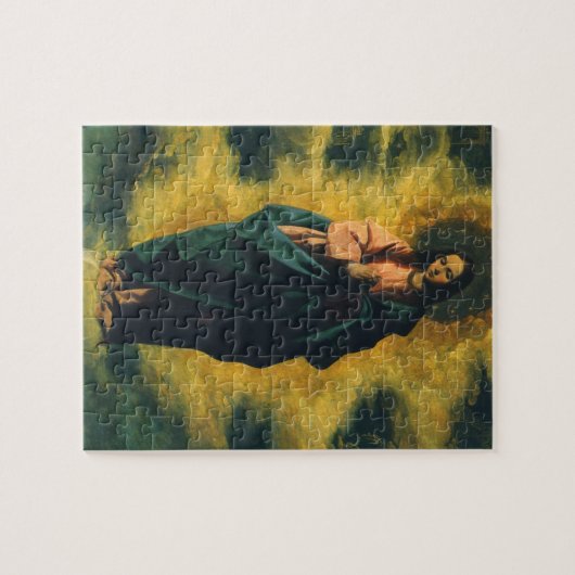 Immaculate Conception by Francisco de Zurbaran ジグソーパズル (横)