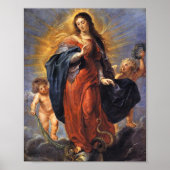 Immaculate Conception - Peter Paul Rubens ポスター (正面)