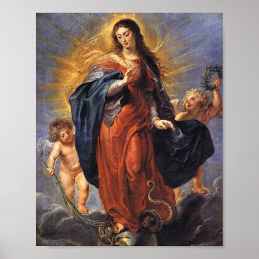 Immaculate Conception - Peter Paul Rubens ポスター (正面)