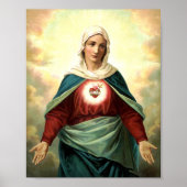 Immaculate Heart Virgin Mary ポスター (正面)
