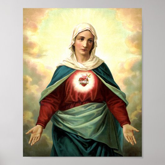 Immaculate Heart Virgin Mary ポスター (正面)