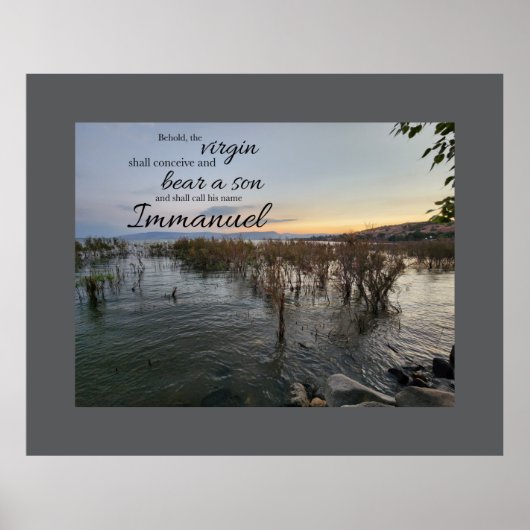 Immanuel (Emmanuel) Canvas ポスター (正面)