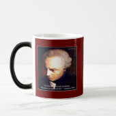Immanuel Kant Science Vs Knowledge引用文・ギフト モーフィングマグカップ (左)