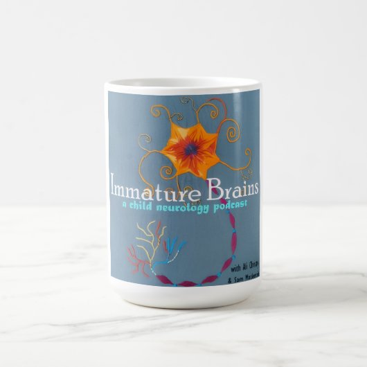 Immature Brains: A Child Neurology Podcast コーヒーマグカップ (中央)