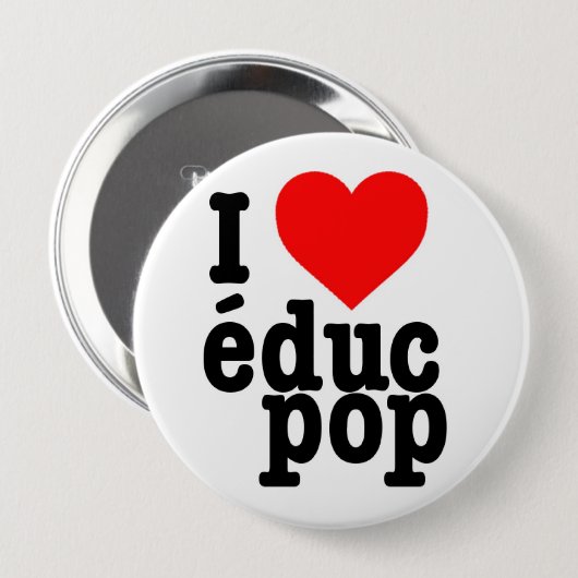Immense Badge I love educ pop 缶バッジ (正面&裏面)