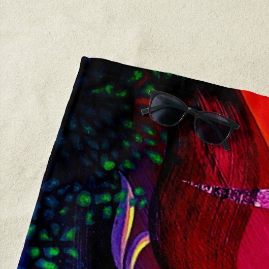 IMMERSION de Christèle Chabrette ビーチタオル (インサイチュ)