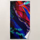 IMMERSION de Christèle Chabrette ビーチタオル (正面)