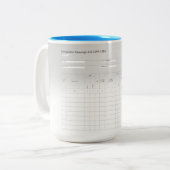 Immigrant Passenger List Coffee Mug ツートーンマグカップ (正面左)