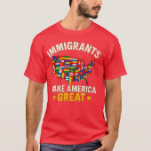 Immigrants make america great - Feminist Gift Tシャツ (正面)