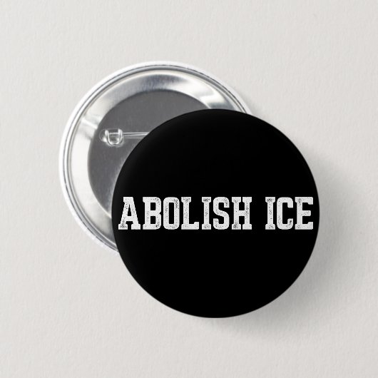 Immigration Abolish ICE 缶バッジ (正面&裏面)