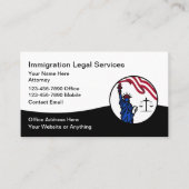 Immigration Naturalization Attorney 名刺 (正面)