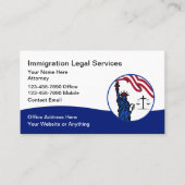 Immigration Naturalization Attorney 名刺 (正面)
