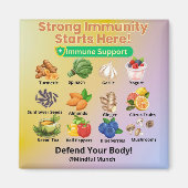 🛡️Immune Boosting Fridge Magnet マグネット (正面)