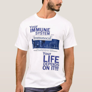 Immunocalはそれによって…あなたの生命決まります! Tシャツ
