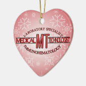 IMMUNOHEMATOLOGYの専門家MT医学TECHNOLOGIS セラミックオーナメント (左)