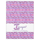 Imogen名とはハート文字Iクリップボード クリップボード (裏面)