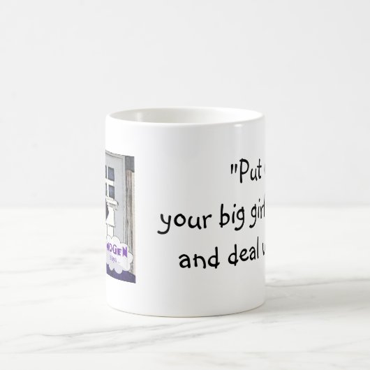 Imogen、"置かれるあなたの大きい女の子のパンティーおよび取り引き… コーヒーマグカップ (中央)