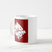 Imotion Art Is Pure – Red Art Quote Mug コーヒーマグカップ (正面左)