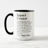 Impact Creator Personalized Appreciation Gift マグカップ (左)