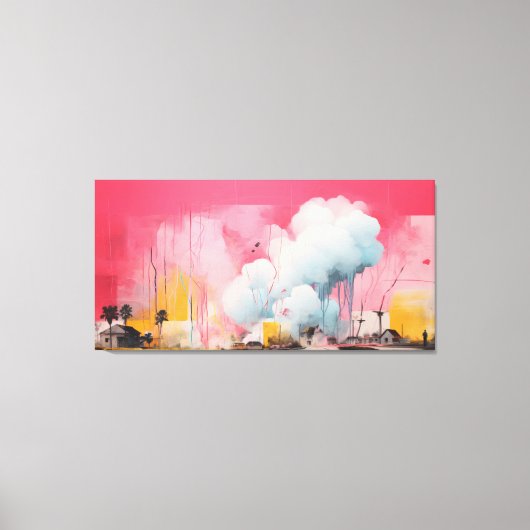 Impact No.06 - Abstract Patchwork Art Collection  キャンバスプリント (正面)