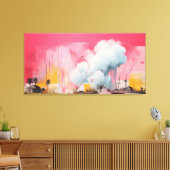 Impact No.06 - Abstract Patchwork Art Collection  キャンバスプリント (インサイチュ (リビング))