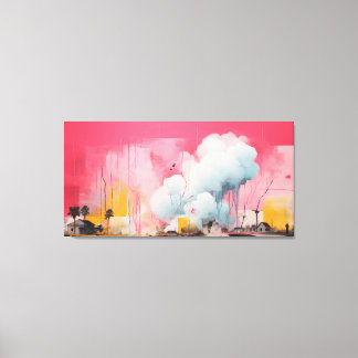 Impact No.06 - Abstract Patchwork Art Collection  キャンバスプリント