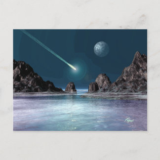 IMPACT Sci-Fiレトロ宇宙アートポストカード ポストカード
