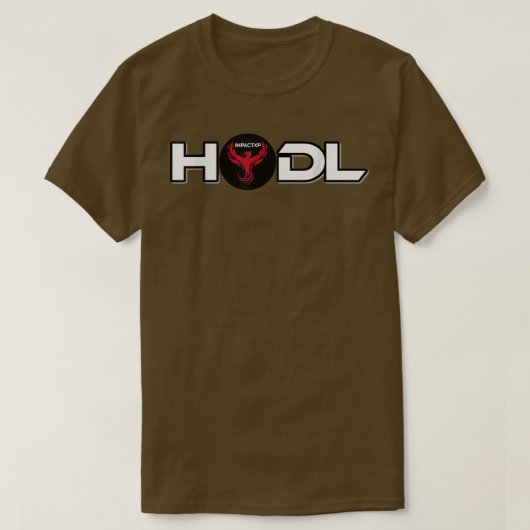 ImpactxpコインをMoon Crypto 5279に保有 Tシャツ (デザイン正面)