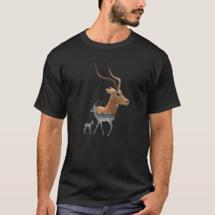 Impala On Safariケニア・アフリカ Tシャツ