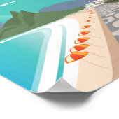 Impanema Rio de Janeiroブラジルのポスター旅行 ポスター (角)