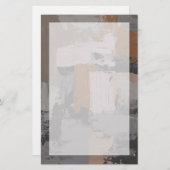 Impastoの抽象芸術I 便箋 (正面/裏面)