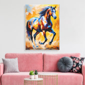 Impasto抽象モダン交響曲 キャンバスプリント (インサイチュ (リビング))