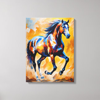 Impasto抽象モダン交響曲 キャンバスプリント