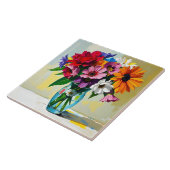 Impasto Floral Art タイル (側面)