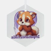 Impatience folle ガラスオーナメント (裏面)