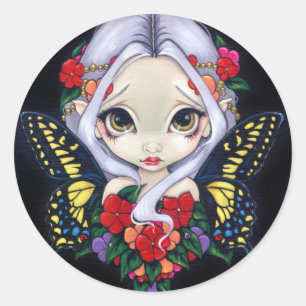 "Impatiens Fairy"ステッカー ラウンドシール