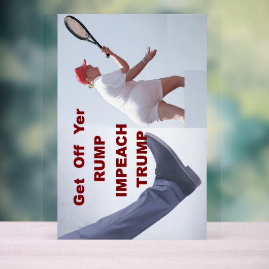 IMPEACH アクリルサイン (ニュートラル)