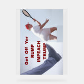IMPEACH アクリルサイン (正面)