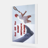 IMPEACH アクリルサイン (傾斜)