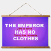 IMPEACH  吊り下げ型タペストリー (正面)