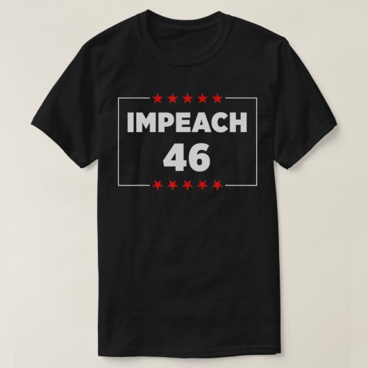 Impeach 46  tシャツ (デザイン正面)