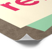 Impeach Convict Remove 1950s Style ポスター (角)