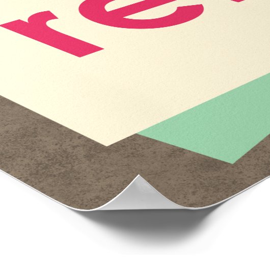 Impeach Convict Remove 1950s Style ポスター (角)