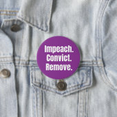 Impeach Convict Remove Button 缶バッジ (インサイチュ)