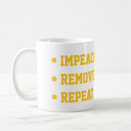 Impeach Remove Repeat コーヒーマグカップ