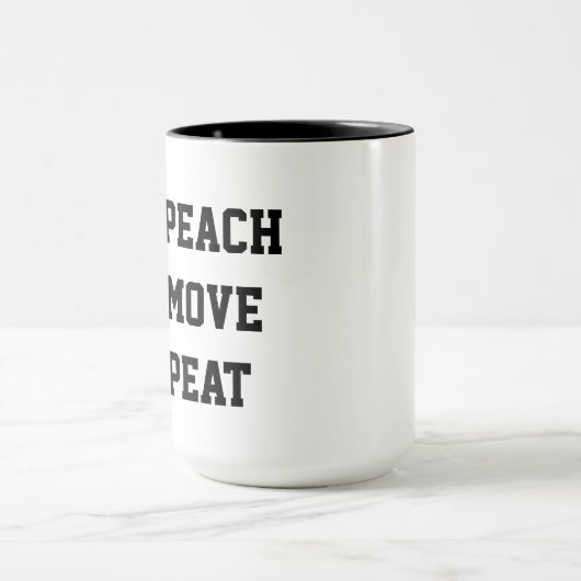 Impeach Remove Repeat マグカップ (中央)